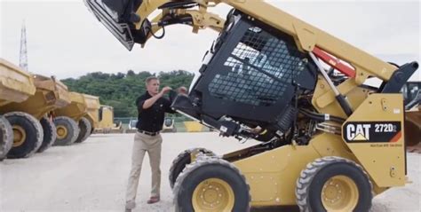 how to lift cat skid steer cab|cat skid steer cab lift.